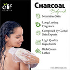 Organic Charcoal Bodywash 300ml - Alif Naturals