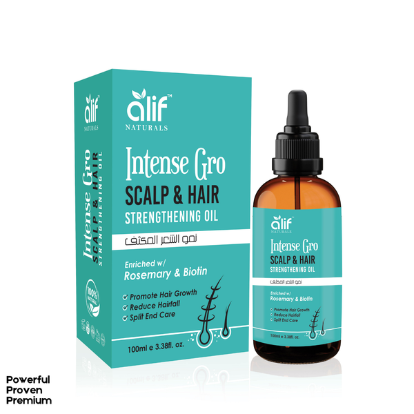 Intense Gro scalp and hair-strengthening oil | 100 Ml