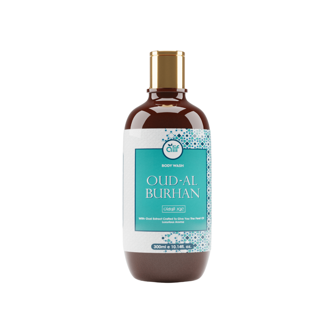 Oud Al Burhan Premium Bodywash | 300ML - Alif Naturals