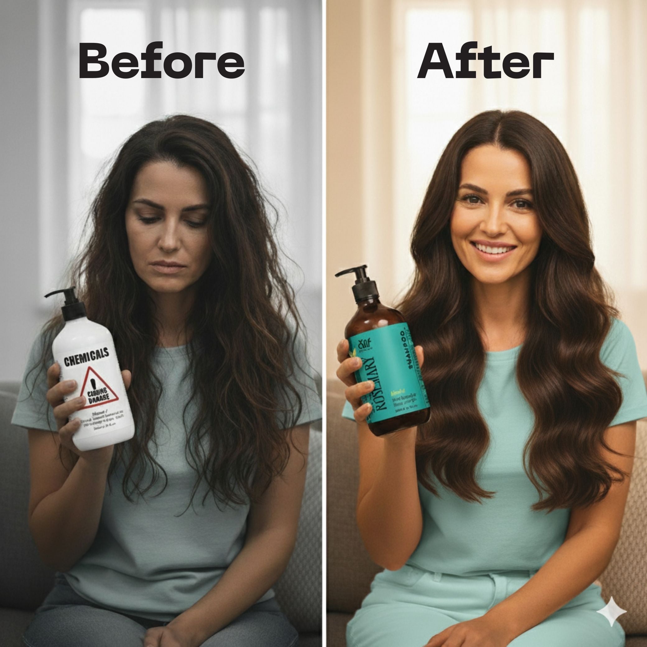 Rosemary Shampoo - The Growth & Volume Stimulator - Made in U.A.E - 300 ml