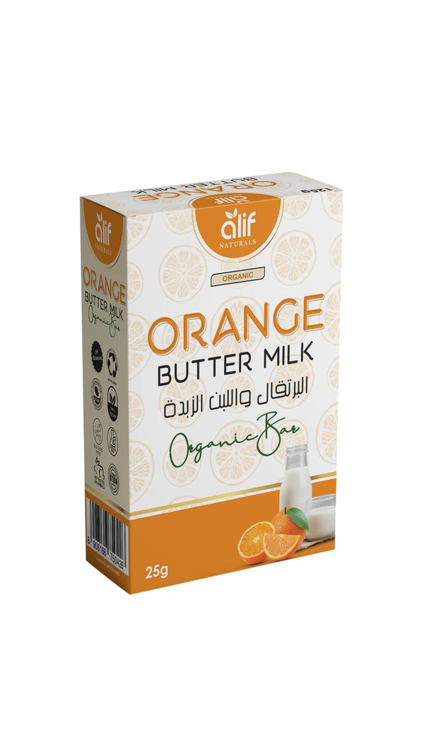 Organic Orange Buttermilk Soap Bar | 125g