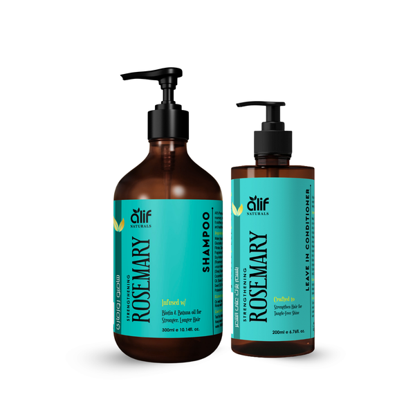 Strengthening Rosemary - Shampoo and Leave in Conditioner Set - Made in U.A.E